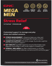 Mega Men Stress Relief Vitapak, Stress & Cortisol Management, 30 Count